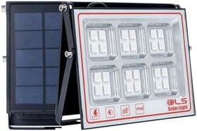 Resim DLS 100 SOLAR 5 MODLU GÜNEŞ ENERJİLİ LED PROJEKTÖR MAVİ YEŞİL KIRMIZI VE RGB RENK AYDINLATMA 