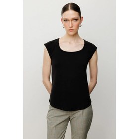 Resim On Fashion U Yaka Kısa Kol Kadın T-shirt 25Y.ON.BLZ.51342.01 (25Y.ON.BLZ.51342.01) 