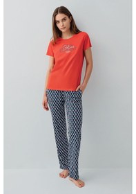 Resim Pierre Cardin Kadın Kırmızı Pijama Takım Pc9157-s-v1 Kırmızı 