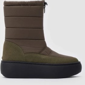 Resim Togo Kadın Kar Botu 060076, Haki Paraşüt, 40 