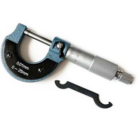 Resim Aek-Tech 0-25 MM 0.01 MM Mekanik Mikrometre 