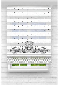 Resim Perdecizade Enxboy Siyah Benekli Dijital Baskılı Zebra Perde-cocuk Odası-stor Perde Renkli 