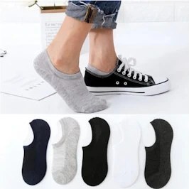 Resim By Sweet 12 Çift Erkek Kadın Sneakers Kısa Spor Patik Çorap 