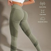 Resim Yüksek Esnek Rahat Hızlı Kuruyan Spor Taytı, Yüksek Bel Dikişsiz Yoga Pantolonu, Kadınlar için Aktif Giyim 