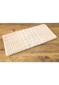 Resim Gonca %100 Pamuk 1 Adet Lüx Banyo Paspası Ayak Havlusu 50 X 70 Pudra 