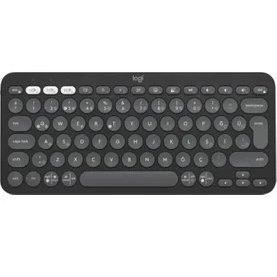 Resim Logıtech K380S Pebble Keys 2 Çoklu Cihaz Özellikli Bluetooth Türkçe Q Klavye GRİ 920-011859 