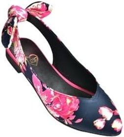 Resim fox SHOES Lacivert/fuşya Kumaş Kadın Babet D726495304, Lacivert/Fuşya, 35 