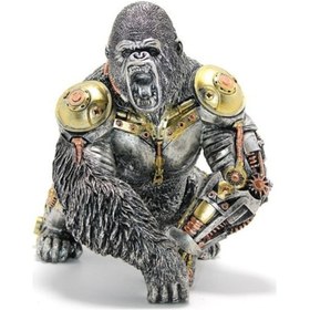 Resim Büro Ev Ofis Dekoru İçin Buhar Çılgınlığı Polyester King Kong Figürü 