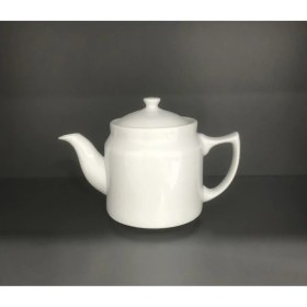 Resim Bahar Porselen Büyük Boy Beyaz Porselen Demlik Semaver Üstü Demlik 