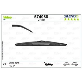 Resim Valeo Sılecek Supurgesı Arka 260mm Mercedes B-class W246 11 18 . Renault Captur 20 IS00-VALEO 574088 