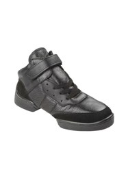 Resim MEEGORA SüperSport Siyah Erkek/Kadın/Çocuk Hakiki Deri Özel Dans ve Yürüyüş Ayakkabısı | Unisex 