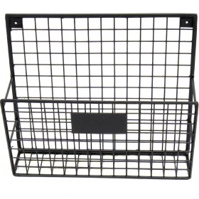 Resim Wess Dizayn Metal Duvar Rafı Dergilik, Kitaplık Tek Gözlü Evrak Rafı WD233-Y1 