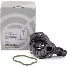 Resim Bmw E90 Kasa 320d N47 Motor Termostat Kapağı Orjinal 11518516203 