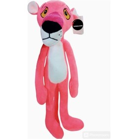 Resim Sevimli Pembe Panter Peluş Oyuncak Uyku Arkadaşı Büyük Boy 70 Cm PEMBE 