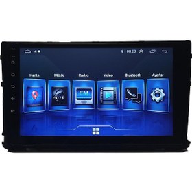 Resim Volkswagen Polo / Transporter T7-T8 / Crafter 2018 9 inç 6-128 GB PRO Android Carplay Multimedya 