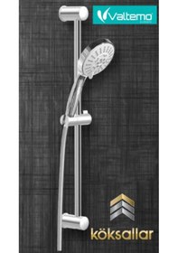 Resim Köksallar Tesisat Valtemo Deco 5 Fonksiyonlu Sürgülü Duş Seti Vs-6485 Diğer 