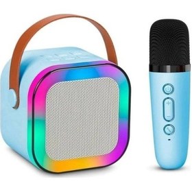Resim Bluetooth Hoparlör Bt+tf+usb+aux Karaoke Mikrofonlu Platoon Pl-4562 