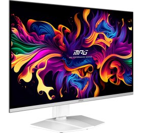 Resim Msı 31.5" Mpg 321URXW Qd-Oled 3840X2160 (Uhd) 16:9 Flat Qd-Oled 240HZ 0.03MS G-Sync Compatıble Beyaz Gamıng Monıtor 