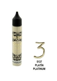 Resim Cadence Dora 3D Boyutlu Boncuk Boya Platin 5137 