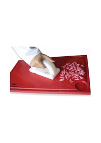 Resim Türkay 17.5x9.5x7.5 Cm Polietilen Kesme Tahtası Kesim Levhası Temizleme Aparatı 1848 