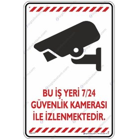 Resim Bu Iş Yeri 7/24 Güvenlik Kamerası Ile Izlenmektedir (545649219) 