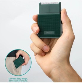 Resim Vgr Tıraş Makinesi Profesyonel Sakal Düzeltici Elektrikli Tıraş Makineleri Led Green Without Box Diğer 