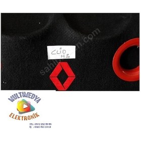 Resim Renault Clio Sedan 2000 2009 4lü oval hoparlörlü Pandizot Polyesterli 2 Portlu Kabartmalı 