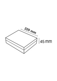 Resim Forlife 36watt Yeni Nesil Sıva Üstü Kare Led Panel Armatür Günışığı Beyaz 