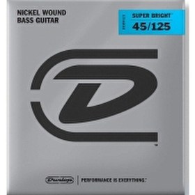 Resim Jim Dunlop DBSBN45125 Super Bright Nickel Wound 5 Telli Bas Gitar Teli (45-125) 