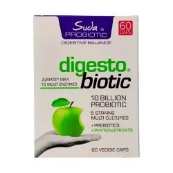 Resim Suda Probiotic Digestobiotic Takviye Edici Gıda 60 Kapsül 