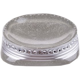 Resim Sıa Sabunluk Taşlı Gümüş Model Poliresin 
