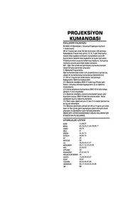 Resim Acer Benq Uyumlu Casio Dell Epson Sony Toshiba Projeksiyon Kumandası 