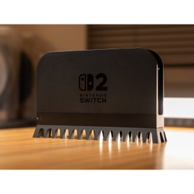 Resim Gadget Gurme Switch 2 için PLASTİK Soğutucu Stand Dock Havalandırma Aparatı 