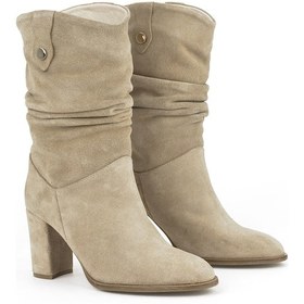 Resim Ziya, Kadın Hakiki Deri Çizme 1531050z25100670k Bej 1531050z25100670k 340 Bej 