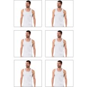 Resim Özkan Underwear 0058 6'lı Paket Erkek Pamuklu Ribana Esnek Rahat Sporcu Atlet 