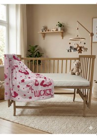Resim Bunny Peluş Bulut Bebek Battaniyesi - Zt600 Pembe 
