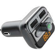 Resim Linktech Gr8 3.4a Şarj Destekli Lcd Ekranlı Kumandalı Fm Transmitter 