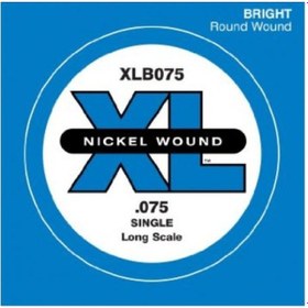 Resim D'addario Xlb075 Bas Gitar Tek Tel 075 La Xl Nıckel Wound 