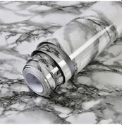 Resim Yaozixa Mermer Desenli Su Geçirmez Kendinden Yapışkanlı Duvar Kağıdı - Mutfak, Banyo, Oturma Odası İçin 5 Metre Diğer 