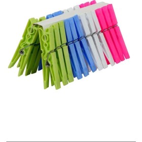 Resim Sevde Plastik 24'lü Çamaşır Mandalı ROYALEKS-82626 