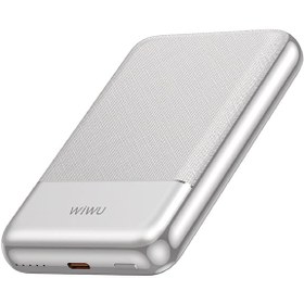 Resim Wiwu Wi-P089 LED Işık Göstergeli PD 20W Kablosuz Powerbank 10.000mAh 15W - Turuncu 