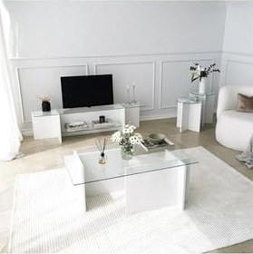 Resim Neostill Lily 2 Li Sehpa/Beyaz 