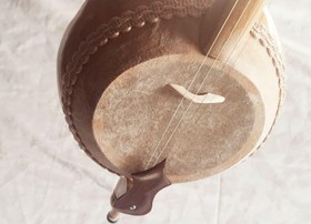 Resim Quality Gourd Kabak Kemane Kemence W/ A Bow - Bag 