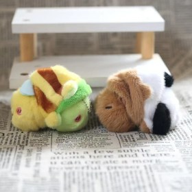 Resim Dzjjna Yeni 1 Adet Dört Inç Iyi Şanslar Karikatür Peluş Oyuncak Bebek Anahtarlık Sevimli Bebek Anahtar Küçük Kolye Seti (Yurt Dışından) 