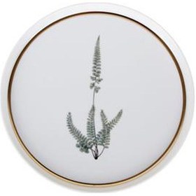 Resim Porland Botanical Desen1 Düz Tabak 21cm 