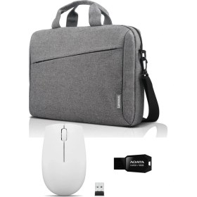 Resim Lenovo 300 Kablosuz Mouse + Lenovo T210 Notebook Çanta + Adata UV100 16GB Flash Bellek 