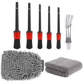 Resim Joyhub Araç Detaylı Temizleme Fırçası 8 Parça Vantüç Ve Koltuk Arası Fırça Seti Kln-472 Bir 