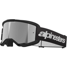 Resim Alpinestars Vision 3 Wordmark Goggle Kross Gözlüğü Siyah / Gümüş 