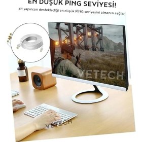 Resim 10 Metre Ethernet Kablosu Fabrikasyon Internet Kablo Network Ağ Kablosu 