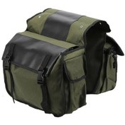 Resim Willowhaven Dayanıklı Green Ayarlanabilir Askılı Bisiklet Çantası Çoklu Fermuarlı Bölmeler Güvenlik Tokaları Haki 